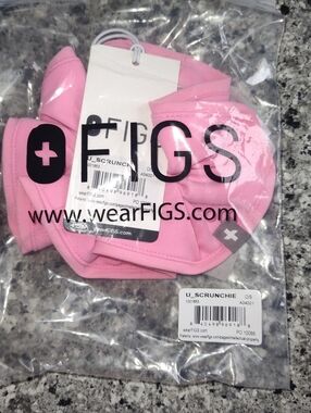 Figs NWT Sunrise Pink Scrunchie